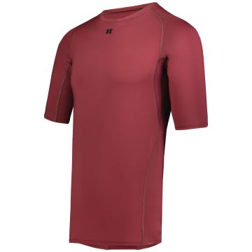 Augusta Sportswear R21CPM Half Sleeve Compression Tee - MAROON