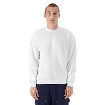 American Apparel RF496 Unisex ReFlex Fleece Crewneck Sweatshirt - WHITE