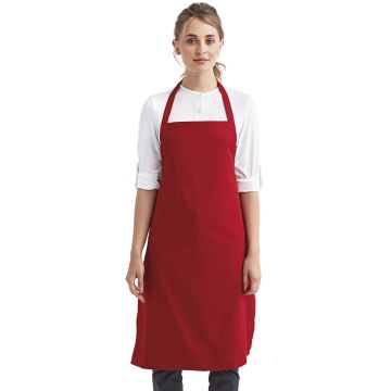 Artisan Collection by Reprime RP102 Organic Cotton Bib Apron - RED