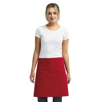 Artisan Collection by Reprime RP131 Unisex Calibre Heavy Cotton Canvas Waist Apron - RED