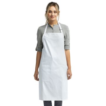 Artisan Collection by Reprime RP150 Unisex 'Colours' Recycled Bib Apron - WHITE