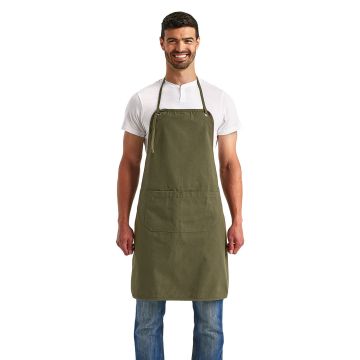 Artisan Collection by Reprime RP181 Unisex Artisan's Choice Canvas Apron - OLIVE