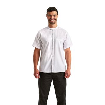 Artisan Collection by Reprime RP904 Unisex Chef's Recycled Shirt - WHITE