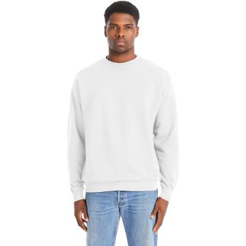 Hanes RS160 Perfect Sweats Crew Sweatshirt - WHITE