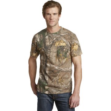 Port & Company &  - Tiger Stripe Tie-Dye Tee. PC148