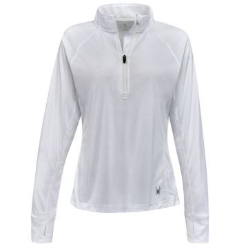 Spyder S16798 Ladies' Freestyle Half-Zip  Pullover - WHITE