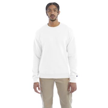 Champion S600 Adult Powerblend? Crewneck Sweatshirt - WHITE