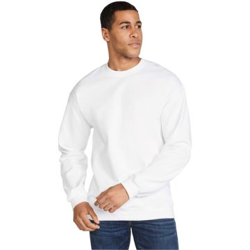 Gildan SF000 Adult Softstyle? Fleece Crew Sweatshirt - WHITE
