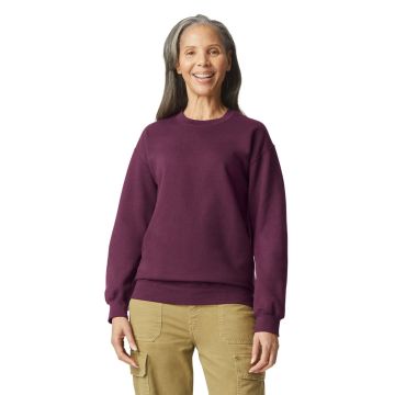 Gildan SF000 Adult Softstyle Fleece Crew Sweatshirt - MAROON