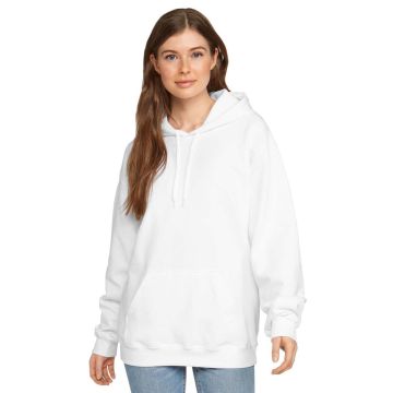 Gildan SF500 Adult Softstyle? Fleece Pullover Hooded Sweatshirt - WHITE