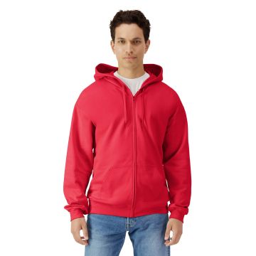 Gildan SF600 Unisex Softstyle Fleece Hooded Sweatshirt - RED