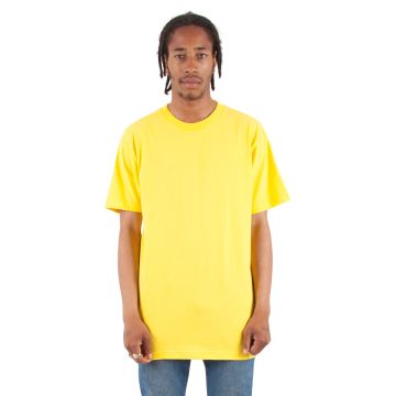 Shaka Wear SHASS Adult 6 oz., Active Short-Sleeve Crewneck T-Shirt - YELLOW