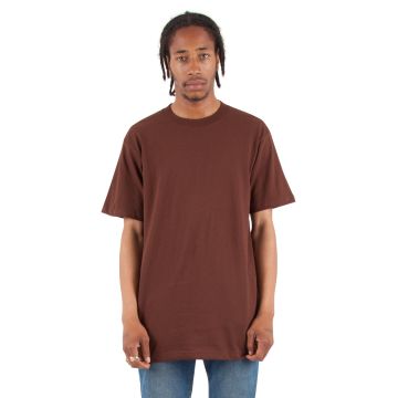Shaka Wear SHASS Adult 6 oz., Active Short-Sleeve Crewneck T-Shirt - BROWN