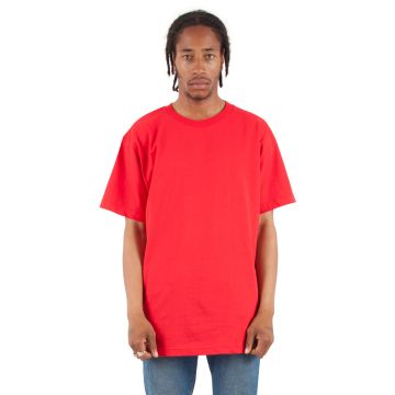 Shaka Wear SHASS Adult 6 oz., Active Short-Sleeve Crewneck T-Shirt - RED