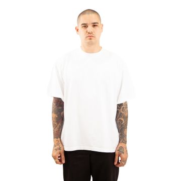 Shaka Wear SHGRS Men's Garment Dyed Reverse T-Shirt - WHITE
