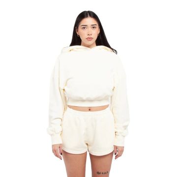 Shaka Wear SHGWC Ladies' Garment Dye Crop Hooded Sweatshirt