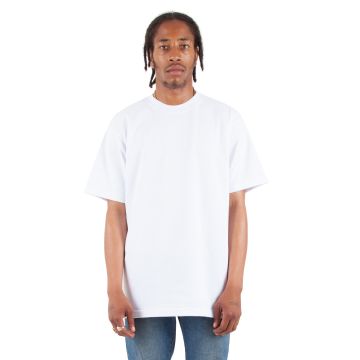 Shaka Wear SHMHSST Tall 7.5 oz., Max Heavyweight Short-Sleeve T-Shirt - WHITE