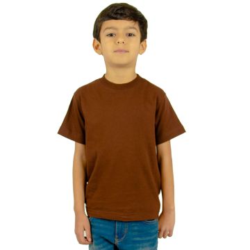 Shaka Wear SHSSY Youth 6 oz., Active Short-Sleeve T-Shirt - BROWN