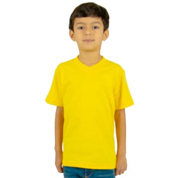 Shaka Wear SHVEEY Youth 5.9 oz., V-Neck T-Shirt - YELLOW