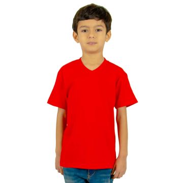 Shaka Wear SHVEEY Youth 5.9 oz., V-Neck T-Shirt - RED