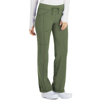 Infinity 1123A Women's 4-Pocket Low Rise Pant - Olive