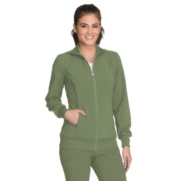 Infinity 2391A Women's 2-Pocket Contemporary Jacket - Olive