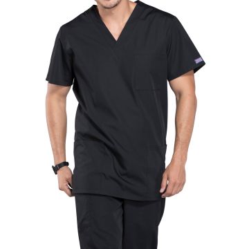 Cherokee 4876 Unisex 3-Pocket V-Neck Top