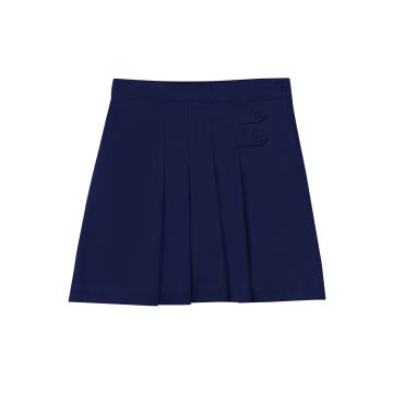Classroom Uniforms 55123AZ Girls' Plus Stretch Pleated Tab Scooter