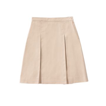 Classroom Uniforms 55792A Girls' Adjustable Longer Length Kick Pleat Skirt