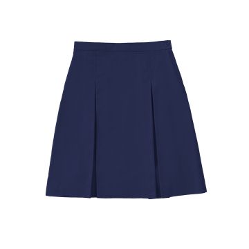 Classroom Uniforms 55793A Girls' Plus Adjustable Longer Length Kick Pleat Skirt