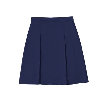 Classroom Uniforms 55794 Junior Girls' Longer Length Kick Pleat Skirt