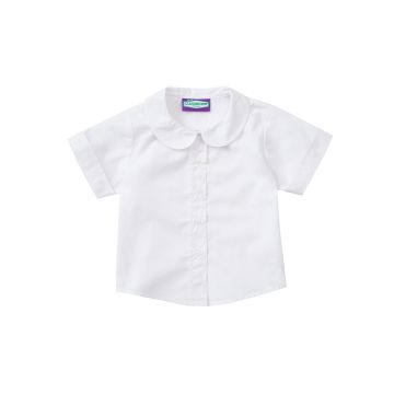 Classroom Uniforms 57322 Girls' Short Sleeve Peter Pan Blouse