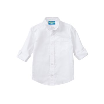 Classroom Uniforms 57672 Boys' Long Sleeve Oxford Shirt - White