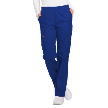 Dickies Medical 86106 Women's Natural Rise Tapered Leg Pull-On Pant - Royal