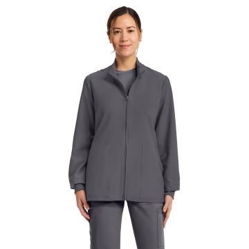 Cherokee CK00013A Women's 2-Pocket Zip Up Scrub Jacket