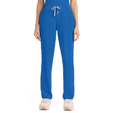 Cherokee CK096 Women's 5-Pocket Straight Leg Pant - Royal