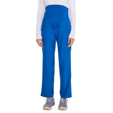 Cherokee CK118A Women's 3-Pocket Maternity Straight Leg Pant - Royal