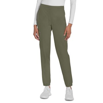 Cherokee CK273A Women's 5-Pocket Mid Rise Jogger - Olive