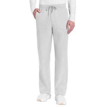Cherokee CK279A Men's 6-Pocket Straight Leg Pant - White