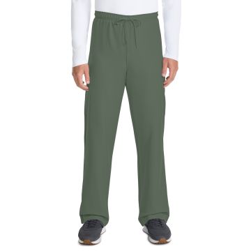 Cherokee CK280A Unisex 3-Pocket Mid Rise Drawstring Pant - Olive