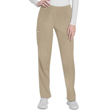 Cherokee CK281A Women's 3-Pocket Mid Rise Cargo Pant