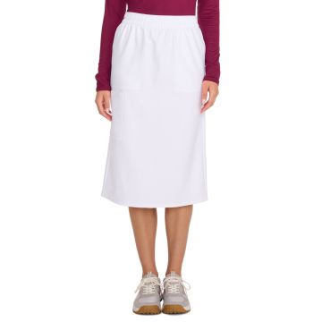 Cherokee CK563A Women's 2-Pocket Elastic Waist Skirt