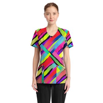 Infinity CK609 Women's Round Neck Print Top