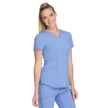Infinity CK623A Women's 3-Pocket V-Neck Top