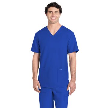 Cherokee CK784A Men's 2-Pocket V-Neck Top