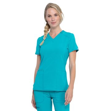 Infinity CK865A Women's 2-Pocket V-Neck Top