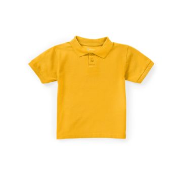 Classroom Uniforms CR832D Unisex Toddler Short Sleeve Pique Polo - Gold