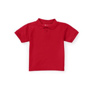 Classroom Uniforms CR832D Unisex Toddler Short Sleeve Pique Polo - Red