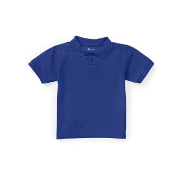 Classroom Uniforms CR832D Unisex Toddler Short Sleeve Pique Polo - Royal