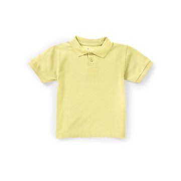 Classroom Uniforms CR832D Unisex Toddler Short Sleeve Pique Polo - Yellow
